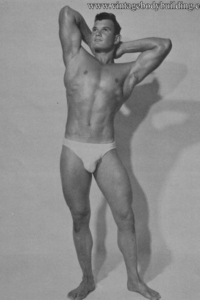 Young bodybuilder Chuck Tomlinson