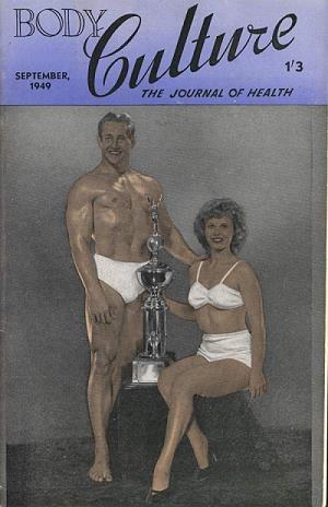 vintage body building magazine