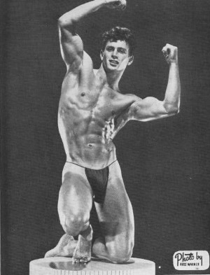 Bodybuilder Jack Thomas in 16 y.o. photo art