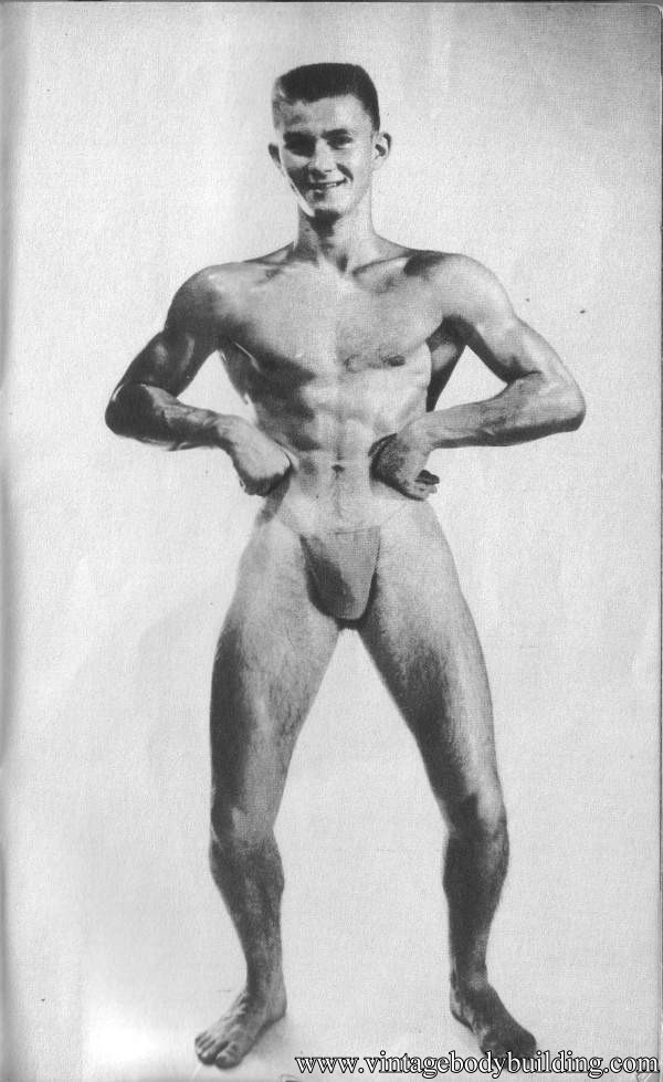 Young Male physique vintage model from American Apollo magazine