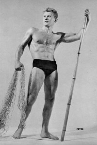male physique vintage photo