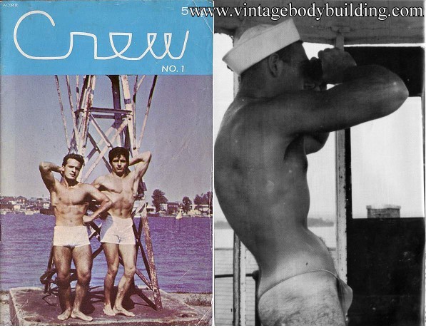 cover of vintage magazine Crew and muscle sailor model Mike Ramm