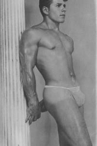 beautiful vintage male physique photo art