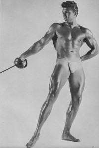 male vintage physique photo art