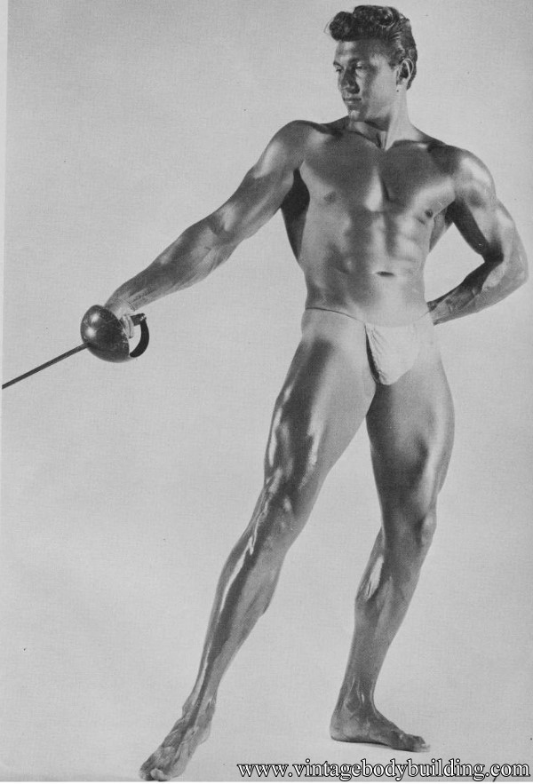 male vintage physique photo art