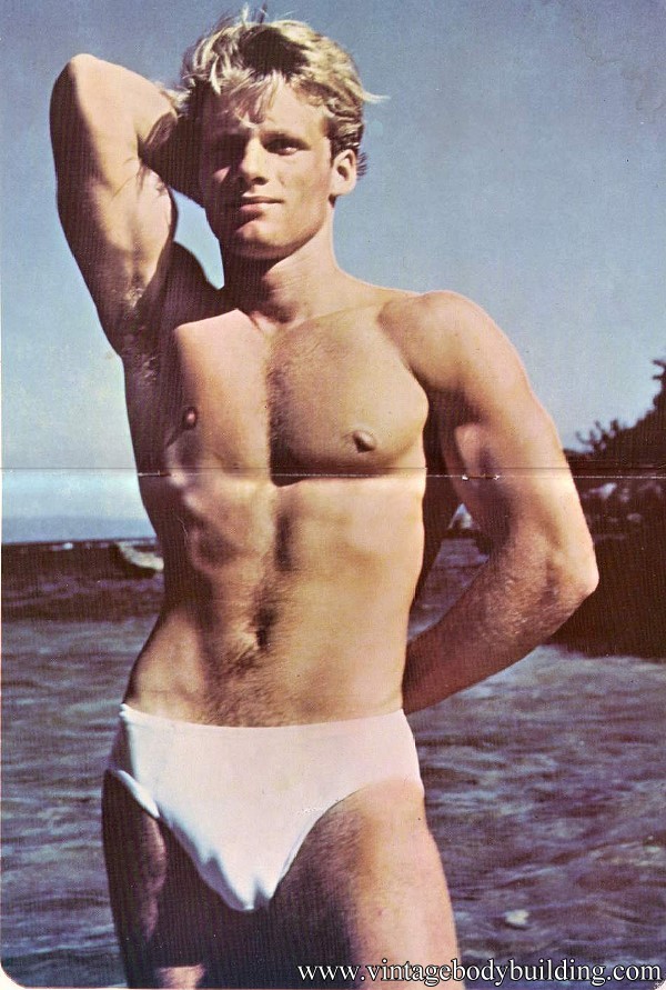 vintage male physique color image