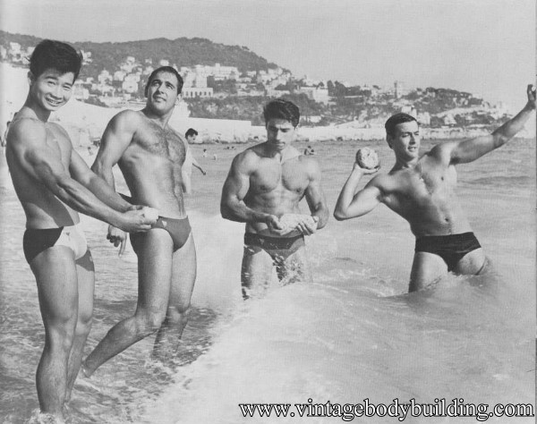 beautiful male vintage physique photo art