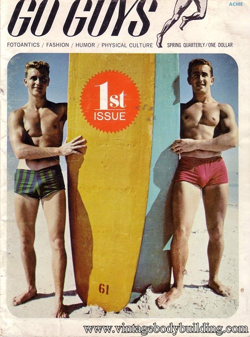 male vintage physique magazine of 1963