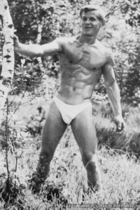 male physique vintage photo art