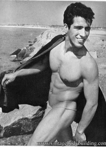 Sal Saverino on the shore